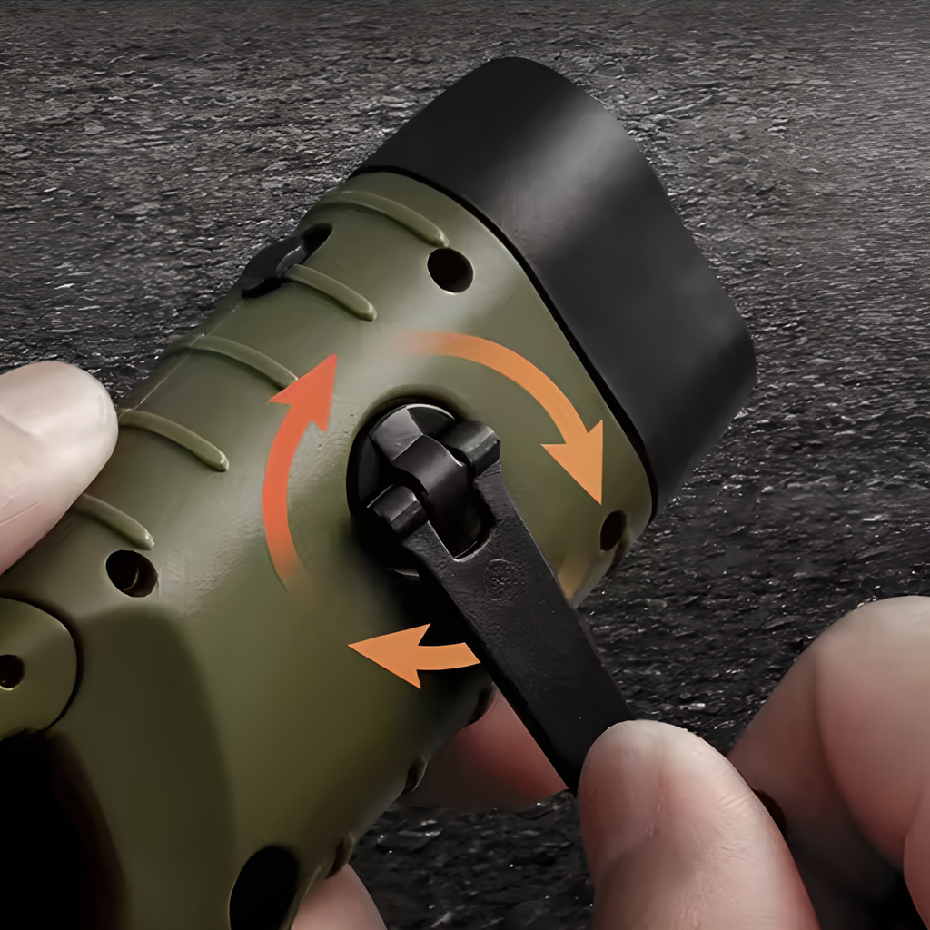 Trygglampa- ficklampa för hem och beredskap